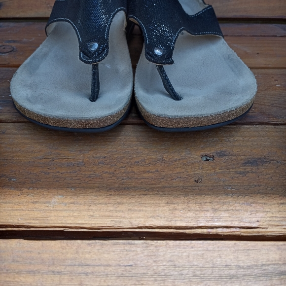 🦋 Sandals mephisto color black Size 39 - Picture 4 of 7